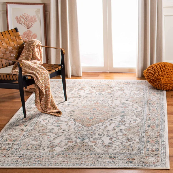 Safavieh Oregon Rug Collection ORE883F - Grey, Ivory - 9& x 12&