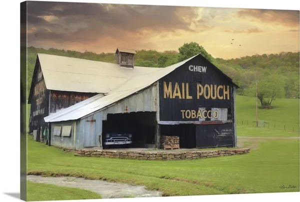 Mail Pouch Barn - Canvas Wall Art, 48x32, Great Big Canvas