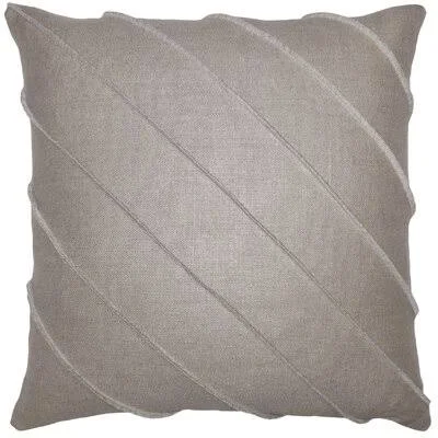 Bundine Rectangular Linen Pillow Cover and Insert Latitude Run Color: Linen, Size: 24x22 x 24x22