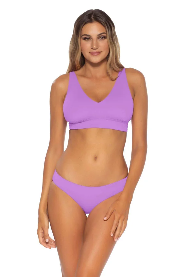 Becca Color Code Brooke Bralette Swim Top, Lili (853707) DD