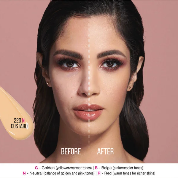Huda Beauty 220N Custard #FauxFilter Luminous Matte Foundation - 35 ml