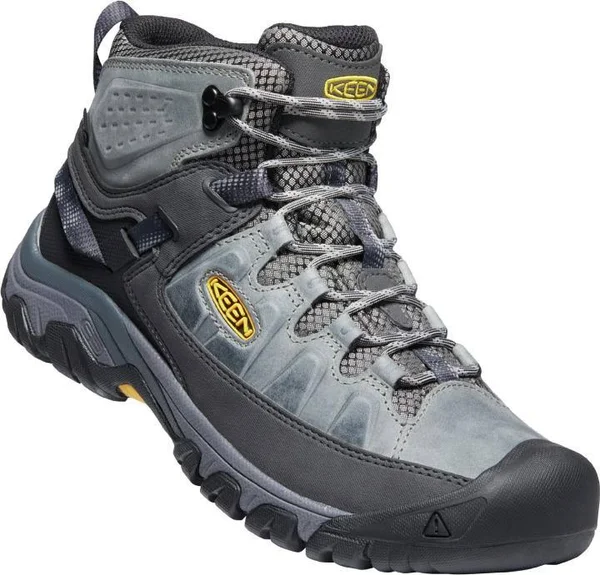 Keen Men's Targhee III Mid Height Waterproof Hiking Boot Size 16 Drizzle/Keen Yellow
