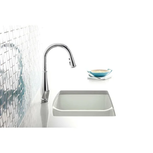 Kohler Brookfield Undermount Cast Iron 33 in. 5-Hole Double Bowl Kitchen Sink in White
