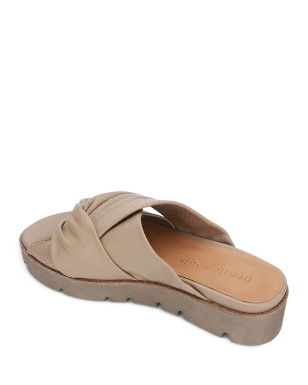 Gentle Souls by Kenneth Cole Lavern Braid Suede Sandal, 9.5, Black