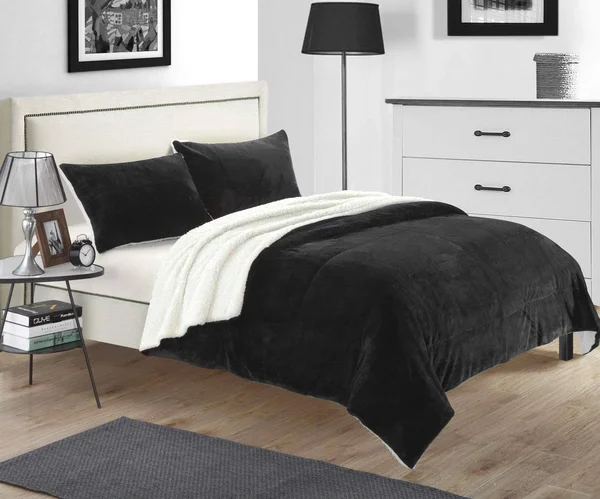 Chic Home Evie 2 Piece Twin XL Comforter Set; Grey
