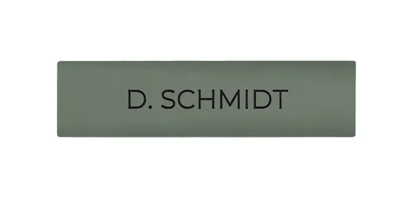 Nameplate for One Call Button of A DoorBird D21x Video Door Station, Individual Engraving, Self-Adhesive