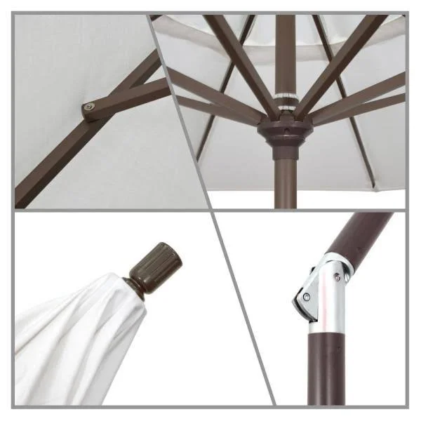 California Umbrella 7.5& Patio Umbrella in Navy Blue