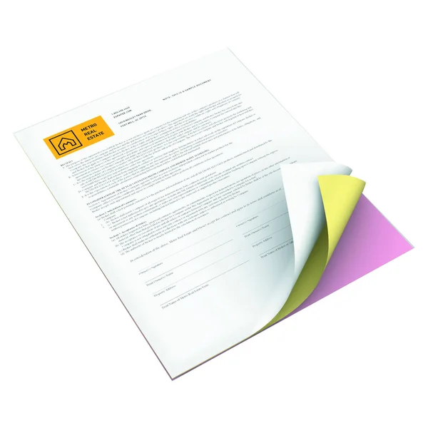 Xerox Bold Digital Carbonless Paper, 8 1/2 x 11, White/Canary/Pink