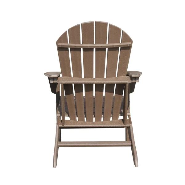 StarX Decor Teak Modern Plastic Outdoor Patio Adirondack Chair - 33.49x22×31.52x22×37.43x22 - Coffee