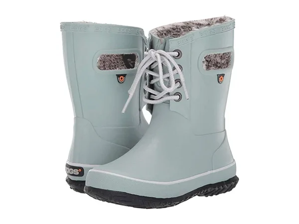 Bogs Kids& Amanda Plush Lace Boot - 12 - Jade