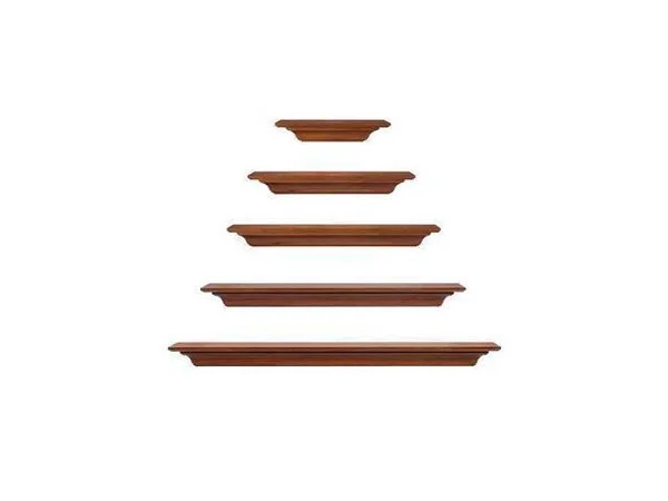 Pearl Mantels 418-72-90 Homestead Mantel Shelf, 72-Inch, Antique Birch