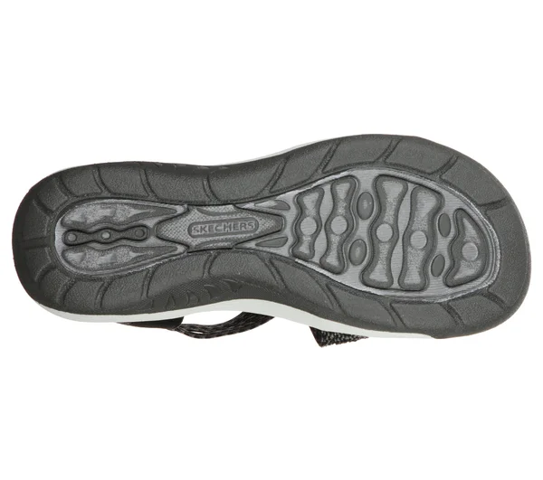 Skechers Womens Reggae Cup Oh - Snap! Sandals - Black - Size 6