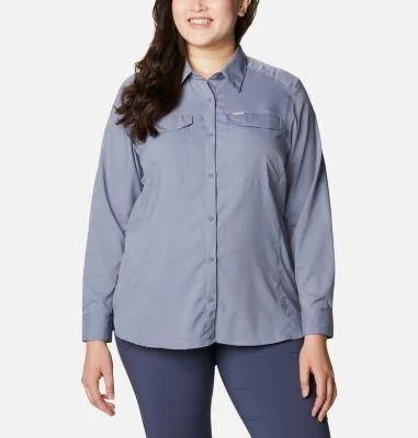 Columbia Women's Silver Ridge Lite Long Sleeve Shirt - 1x - Purple