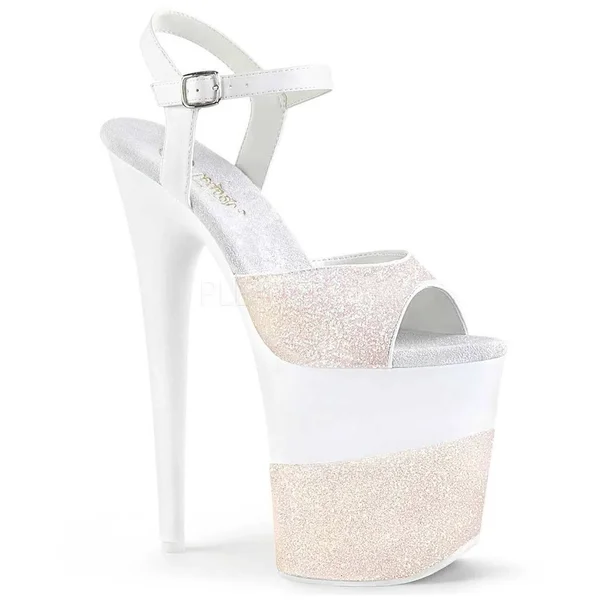 Pleaser - FLAMINGO-809-2G 8 - Opal Glitter/Opal Glitter