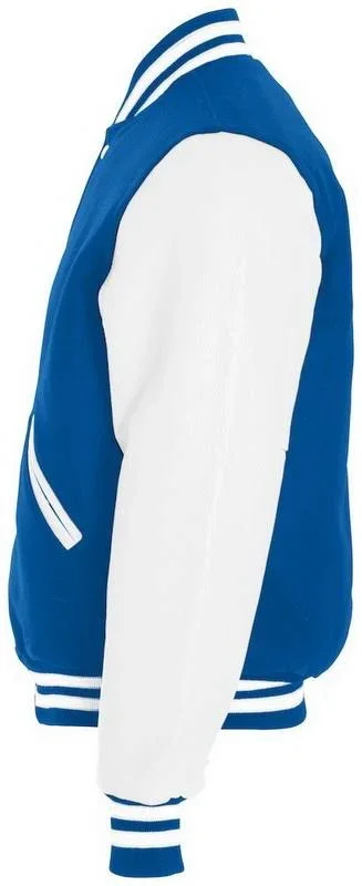 Holloway 224183 - Varsity Jacket - Dark Royal/White - 3XL