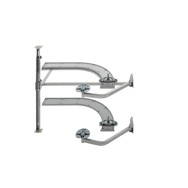 Rev-A-Shelf Left-Handed Two-Tier Organizer for A Blind Right, Gray