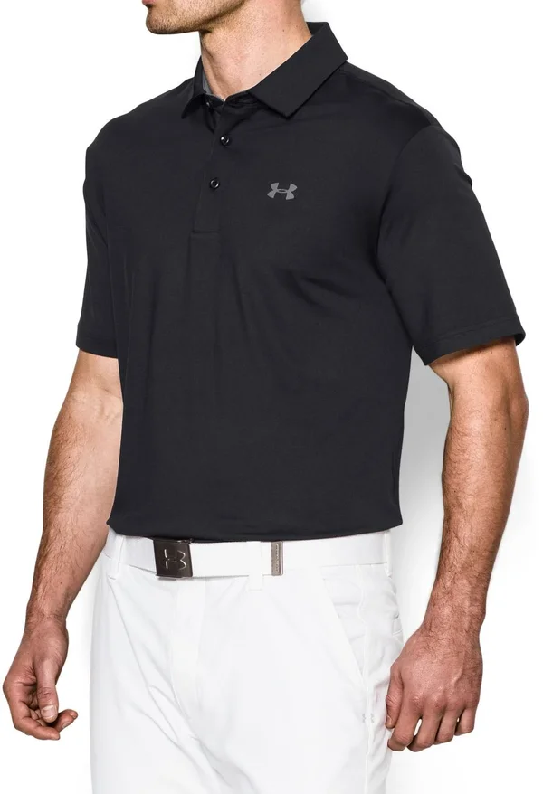 Under Armour Men's UA Playoff Polo, Black, XLT