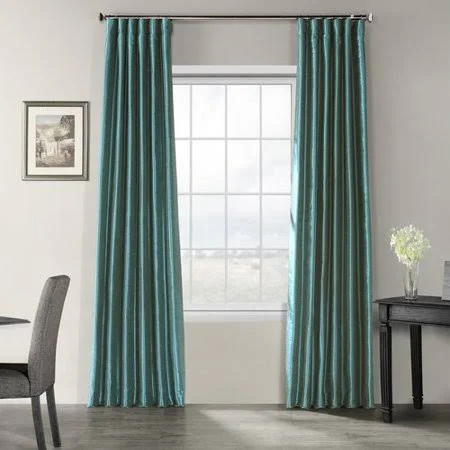 Sagunto Synthetic Solid Room Darkening Thermal Rod Pocket Single Curtain Panel Size per Panel: 50x22 W x 84x22 L, Curtain