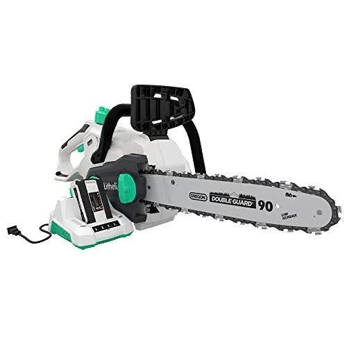 Litheli 40V Cordless Chainsaw 14 Inches with Brushless Motor - 2.5Ah Battery and Charger