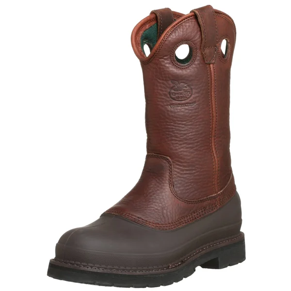 Georgia Brown Muddog Steel Toe Work Boot