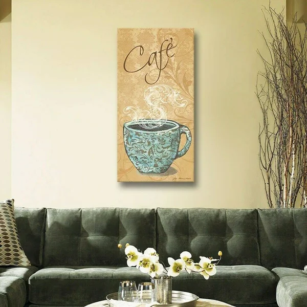 ArtWall Jo Moulton's Café, Gallery Wrapped Canvas - 18x36
