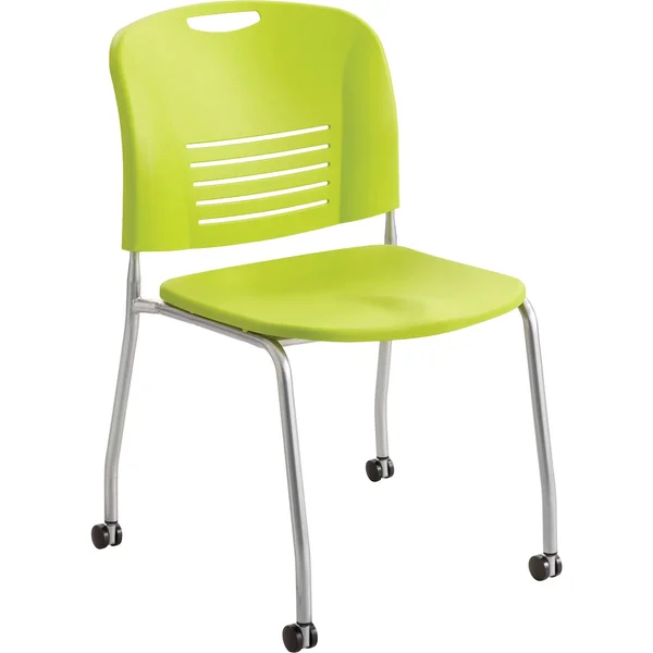 Safco VY Straight Leg Stack Chairs with Casters