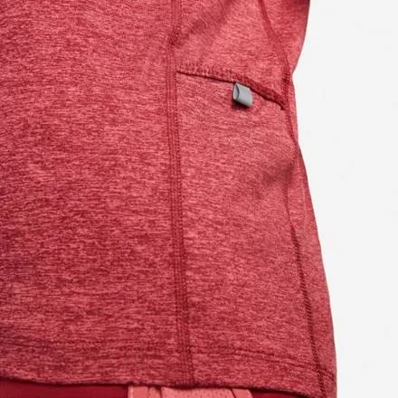 Nike Women's Element Long-Sleeve Crew Running Top Red XL