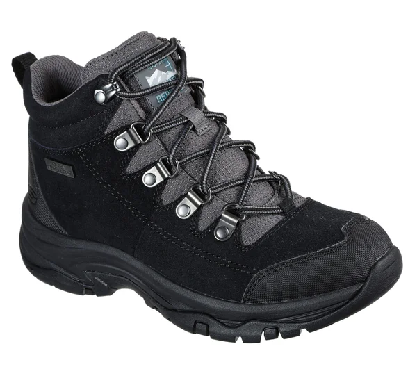Skechers Relaxed Fit: Trego - El Capitan Boots - Black/Gray, 7.0