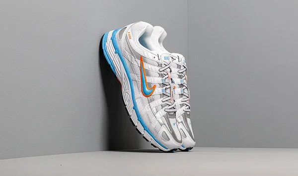 Nike Wmns P-6000 (White, Blue)