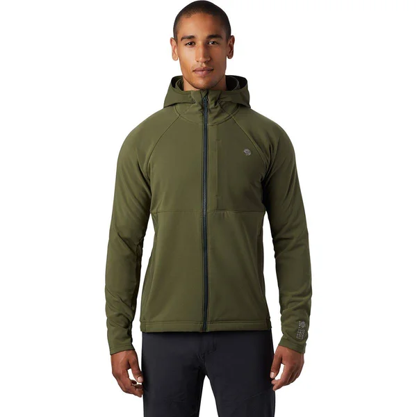 Mountain Hardwear Men's Keele Hoody - Medium - Dark Army