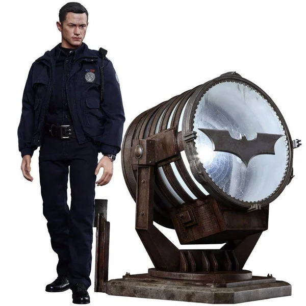 Hot Toys 1/6 The Dark Knight Rises MMS274 John Blake with Bat-Signal Figure