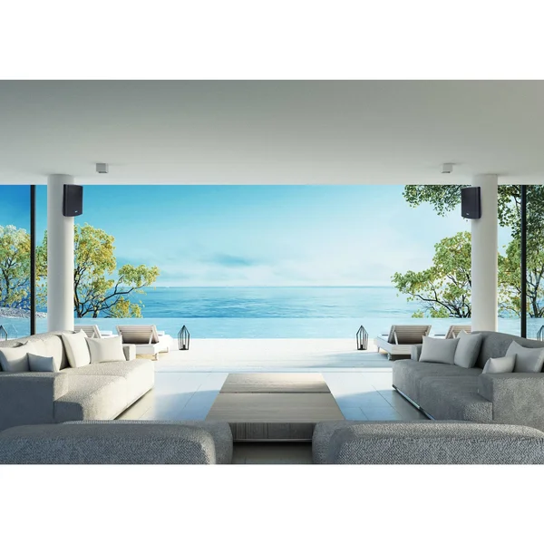 Tic WPS6-B 6.5x22 Outdoor Weather-Resistant WiFi Patio Speakers with Airplay Pair - Black