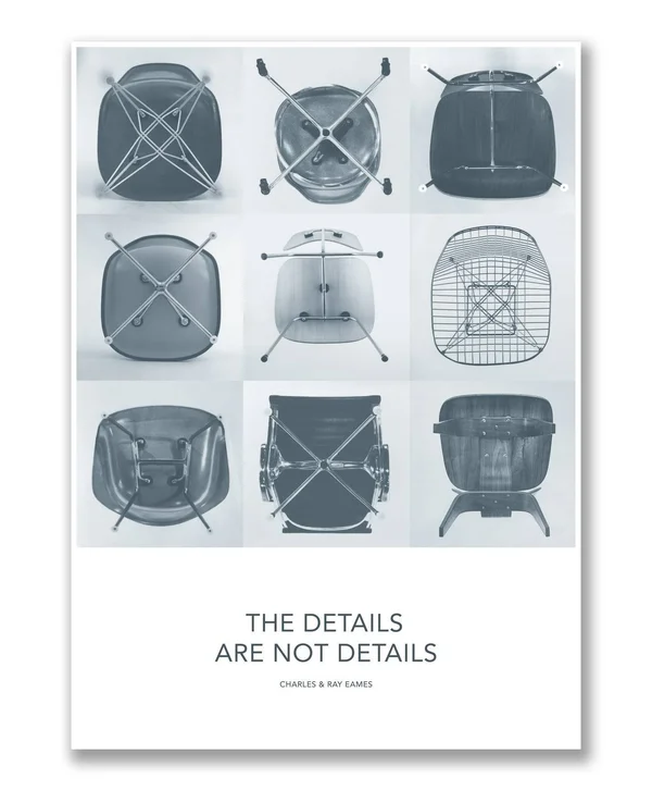Vitra - Eames Quotes Poster, Details