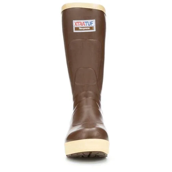Xtratuf Legacy Mens 2.0 - 15 inch Tan Plain Toe Insulated Fishing Boots - Size 10 - Men's, Brown