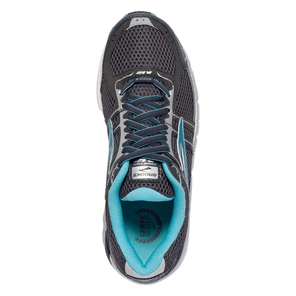 Brooks Addiction 12 Women's Running Shoes Anthracite/Bluefish/Silver : 6 D - Wide