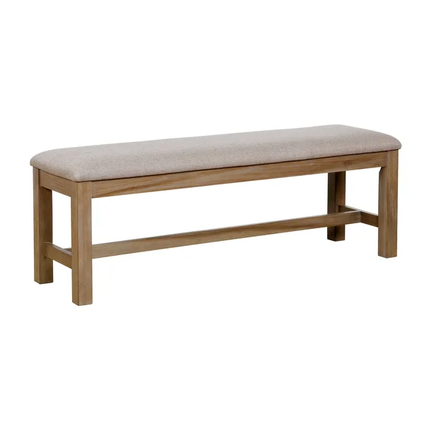 Asina Fabric Padded Dining Bench - Size: Small