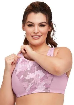 Glamorise Custom Control Sports Bra 32-C Women's Pink