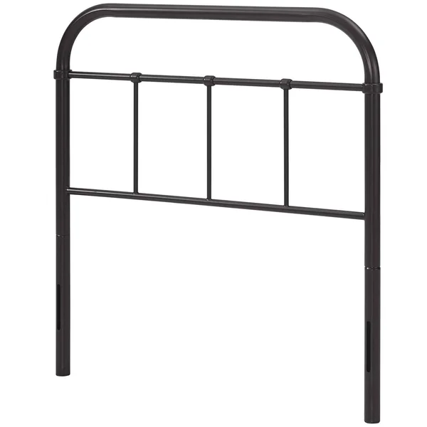 Lomita Classic Twin Size Brown Metal Headboard