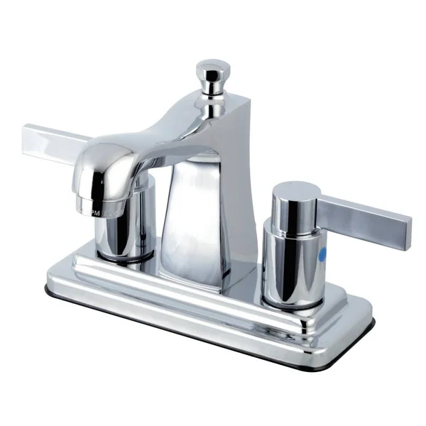 Kingston Brass FB4641NDL 4x22 Centerset Bathroom Faucet, Polished Chrome