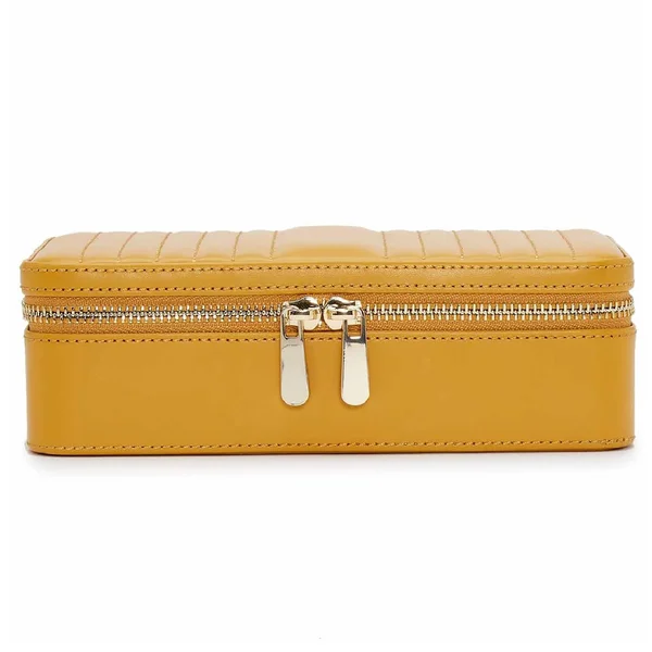 Wolf Maria Medium Jewelry Zip Case Mustard 766393
