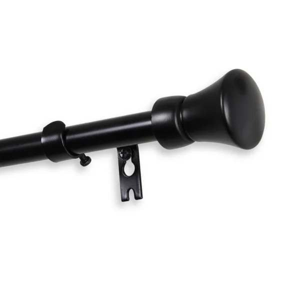 InStyleDesign Demi Adjustable Curtain Rod - 28-48 inch - Satin Nickel