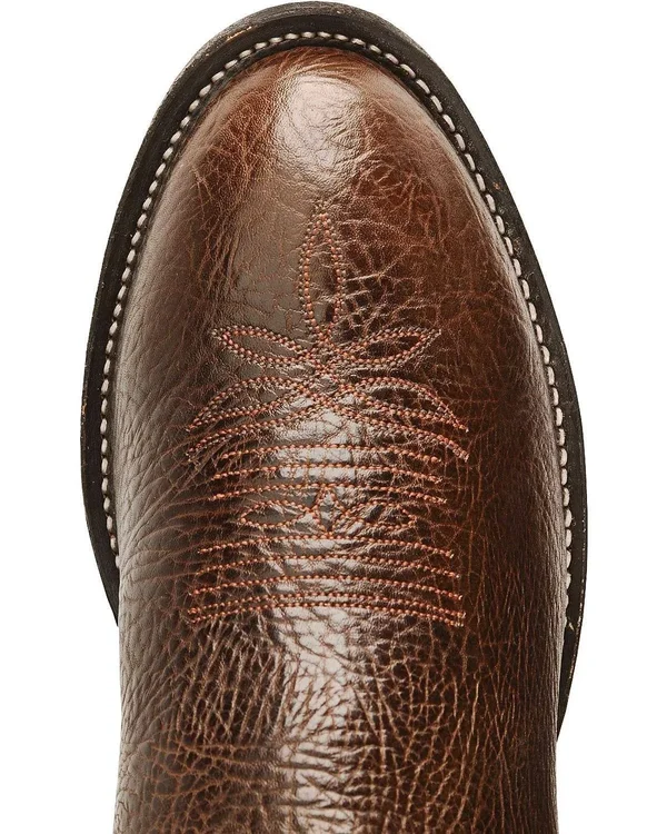 Mens Tony Lama Chocolate Shrunken Shoulder Cowboy Boots - CT2032