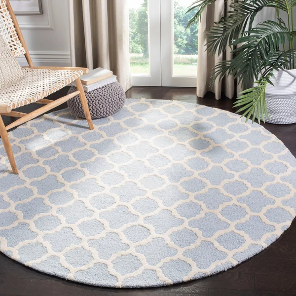 Safavieh Cambridge Light Blue & Ivory 2&-6x22 x 14& Rug