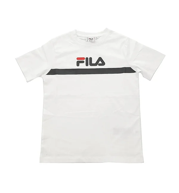 Fila - Short Sleeve T-Shirt - White, Girl, 9-10 yrs