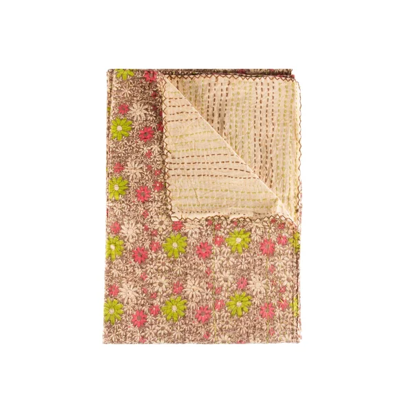 100% Cotton Vintage Handmade Kantha Throw 50x22 x 70x22 - 297