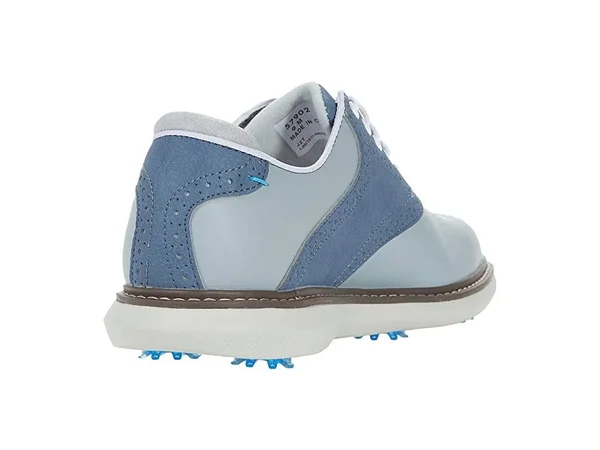 FootJoy Men's Traditions Classic Golf Shoes Size 11, Gray/White/Blue