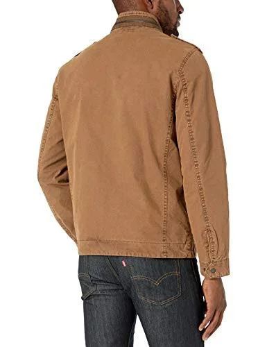 Levi&s Men's Washed Cotton Military Jacket