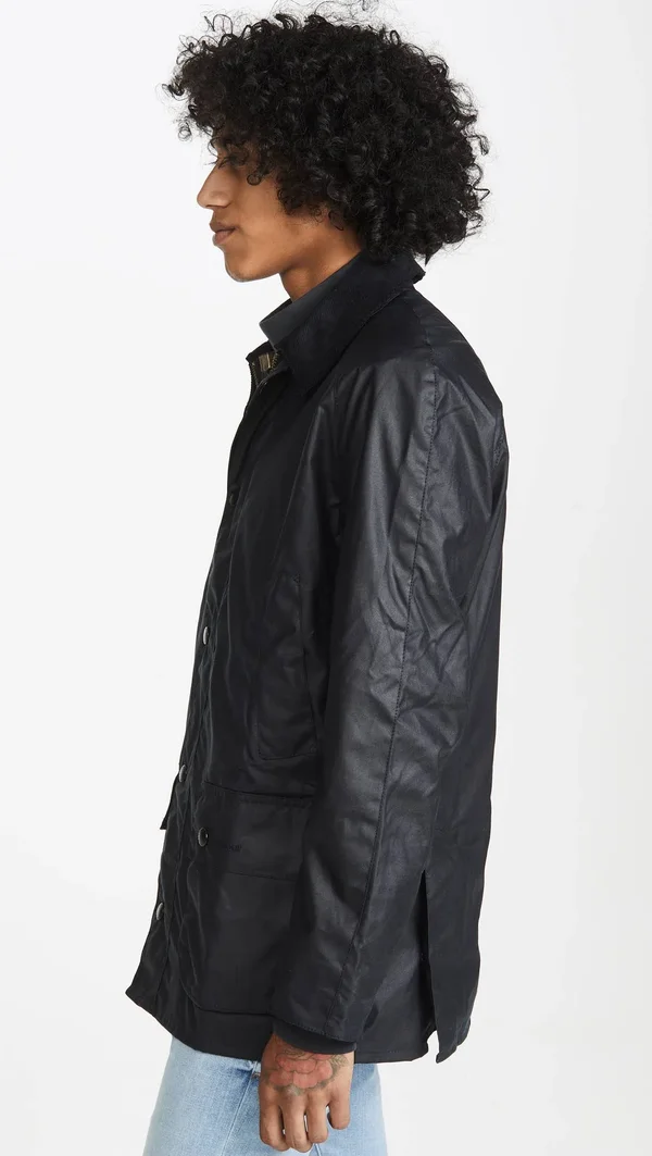 Barbour Ashby Wax Jacket Navy