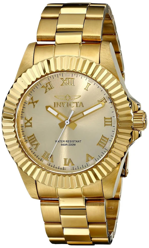 Invicta Men's 16739 &Pro Diver& Gold-Tone Stainless Steel Watch