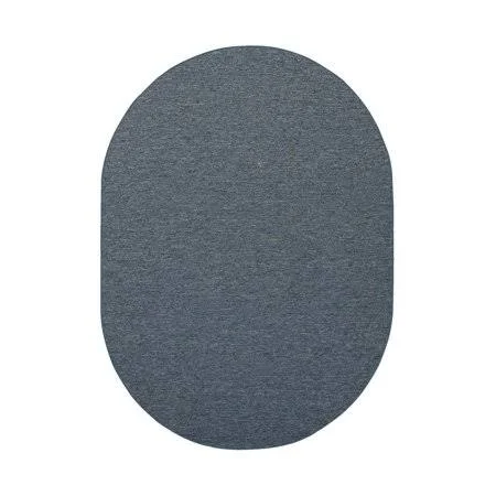 Furnish My Place Modern Indoor/Outdoor Petrol Blue 4' x 34' Oval Made in USA